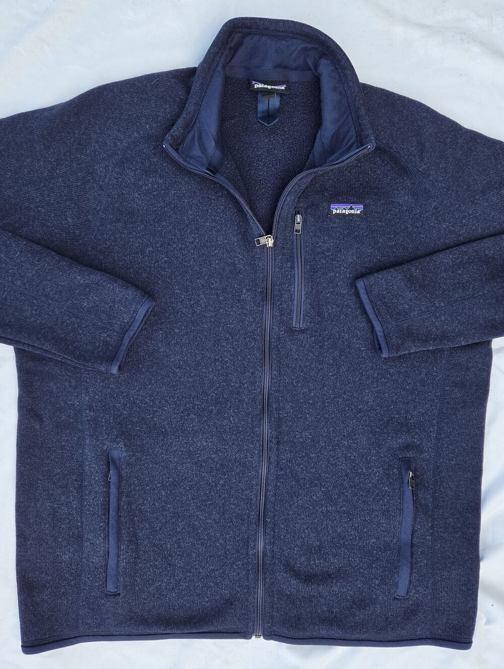 Patagonia Better Men’s Dark Navy Fill Zip-Up Fleece Jacket Size XL